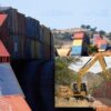 Levanta Estados Unidos muro fronterizo, con contenedores