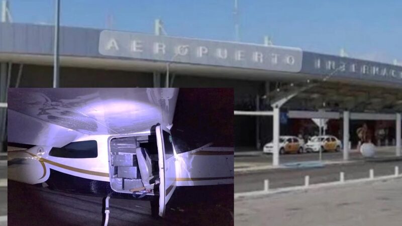 Fuerzas armadas capturan avioneta con 469 kilogramos de cocaína