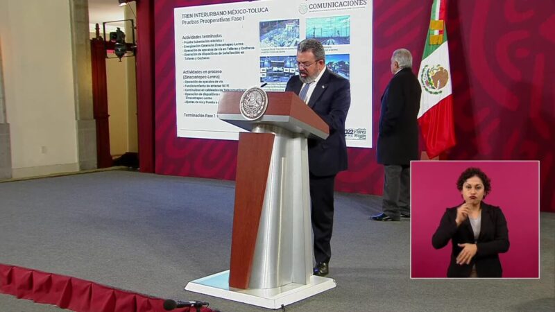 Inaugurarían tren México-Toluca en diciembre de 2023