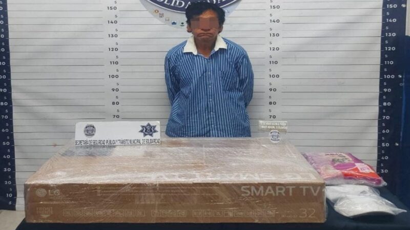 Detenido por robo de una pantalla en supermercado de Playa del Carmen.