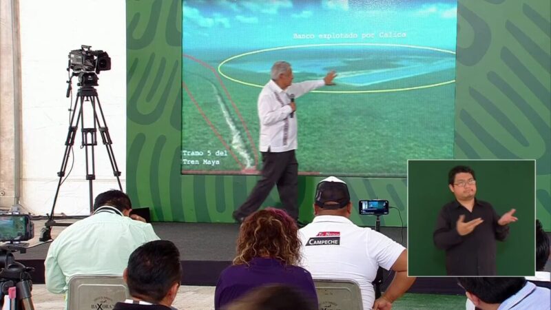 Detalla AMLO cambios en el Tramo 5 del Tren Maya