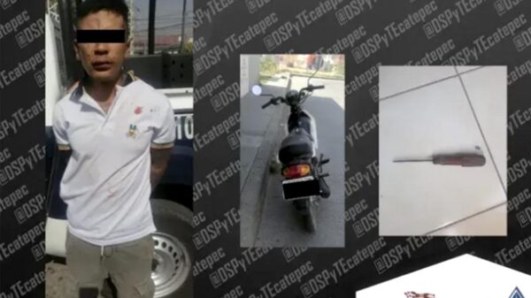 Por robar una moto, vecinos tunden a ladrón en Edomex