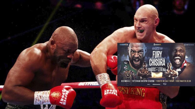 Fury lo vuelve a hacer y "machaca" a Chisora por tercera ocasión