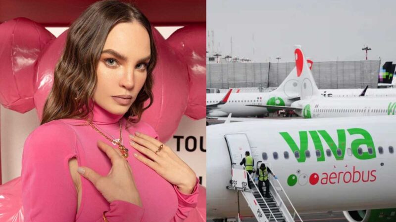 VIDEO: Belinda desconoce la aerolínea "VivaAerobus"