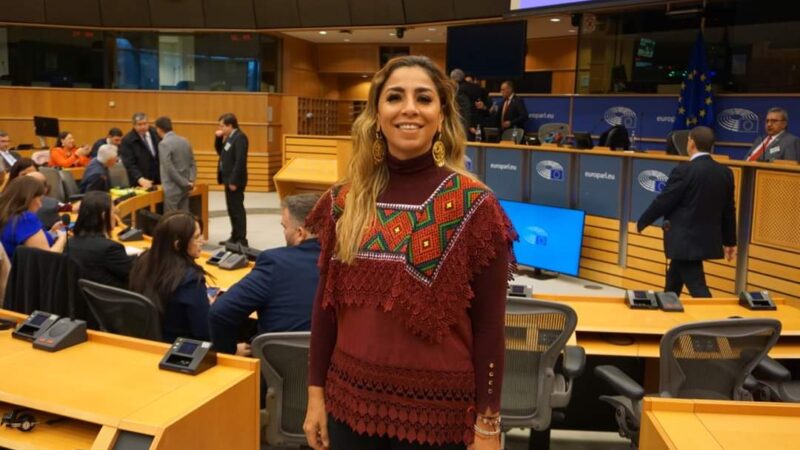 Marybel Villegas representa a México en la Asamblea Parlamentaria Euro-Lationoamérica en Bruselas.