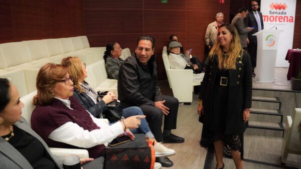 Marybel Villegas se reúne con Adán Augusto en el Senado para impulsar Reforma Electoral de AMLO.