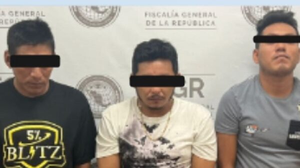 En Cancún vinculan a proceso a tres detenidos con drogas y cartuchos.