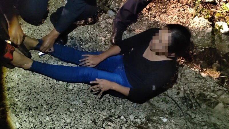 Hallan en Puerto Morelos a una mujer levantada en Cancún.