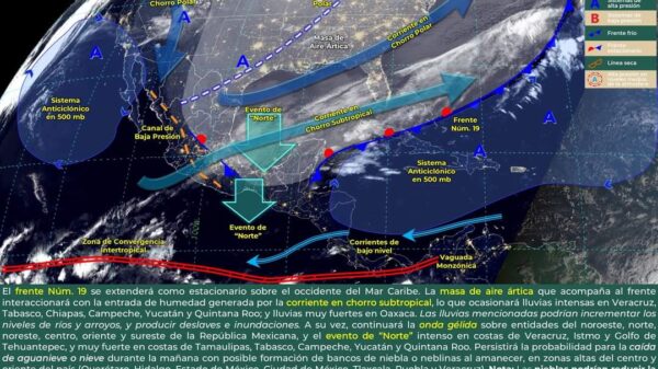 Pronóstico del clima para hoy domingo 25 de diciembre en Quintana Roo.