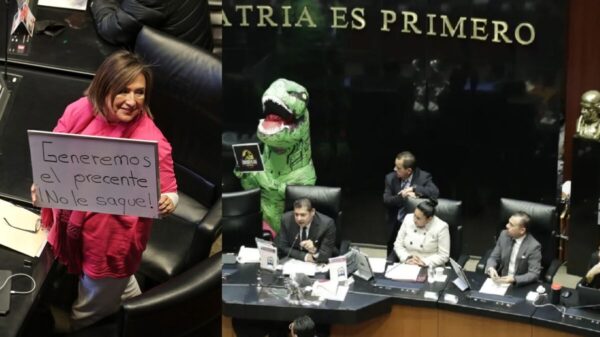 Show en el Senado corrió a cargo de la panista Xóchitl Gálvez Ruiz