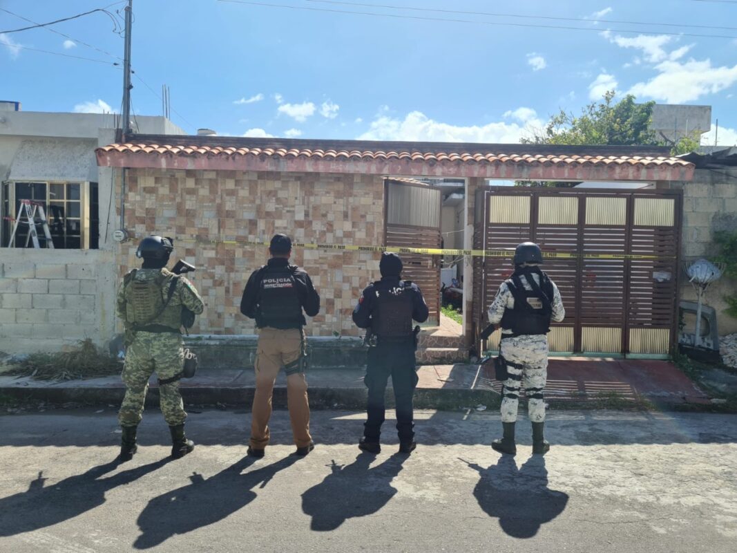 Aseguran droga y detienen a una persona en un cateo en Chetumal; autoridades cumplieron con la orden en una vivienda de la colonia Solidaridad.