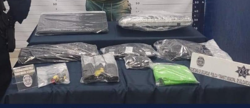 Detenido por robo en el Residencial Bali de Playa del Carmen; Sergio “N” fue sorprendido sustrayendo equipo de cómputo de un cámper.