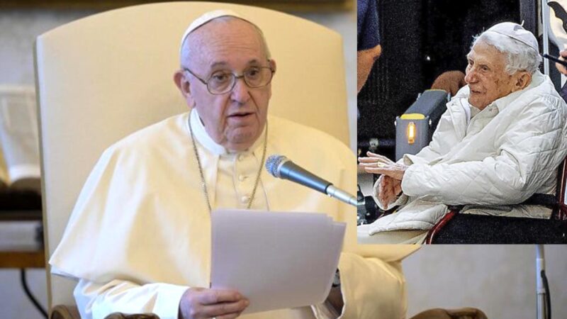 Teme Vaticano por salud del Papa emérito Benedicto XVI 