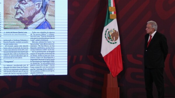 Busca AMLO recuperar 700 mdd saqueados por García Luna