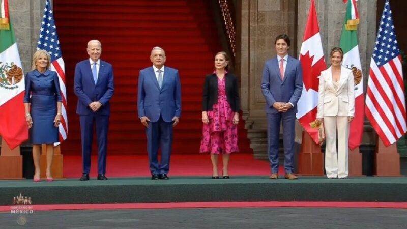 Arranca reunión de CLAN, AMLO da la bienvenida a Biden y Trudeau