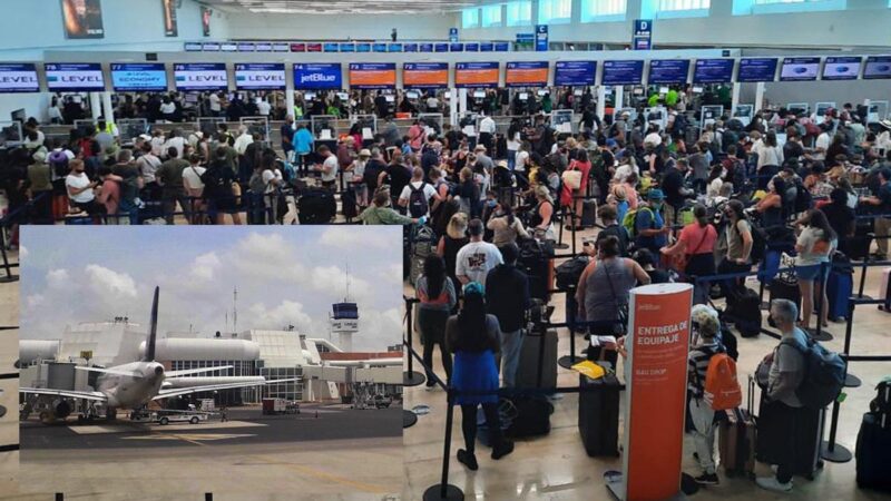 Reporta Aeropuerto Internacional de Cancún (AIC) 627 vuelos este sábado