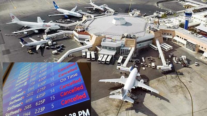 Falla en sistemas de FAA deja 12 vuelos afectados en Aeropuerto de Cancún