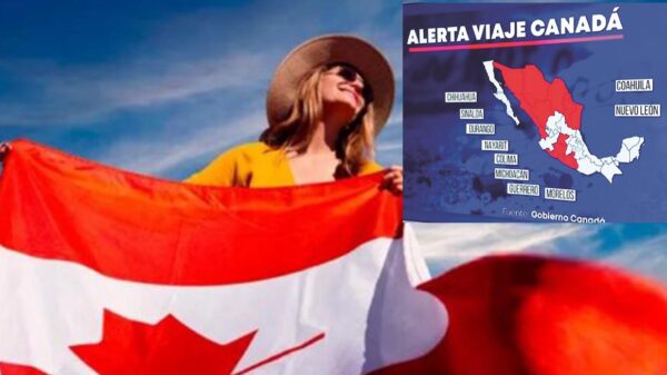 Emite Canadá alerta de viaje para 14 estados mexicanos