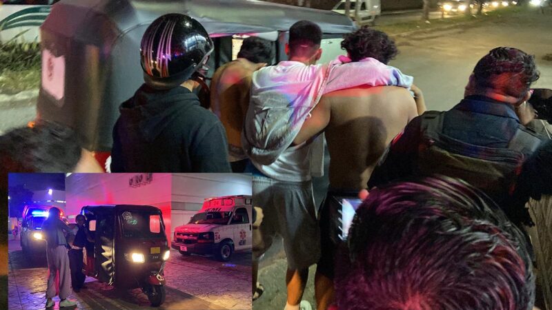 En extraño asalto, resulta lesionado un hombre en colonia de Cancún