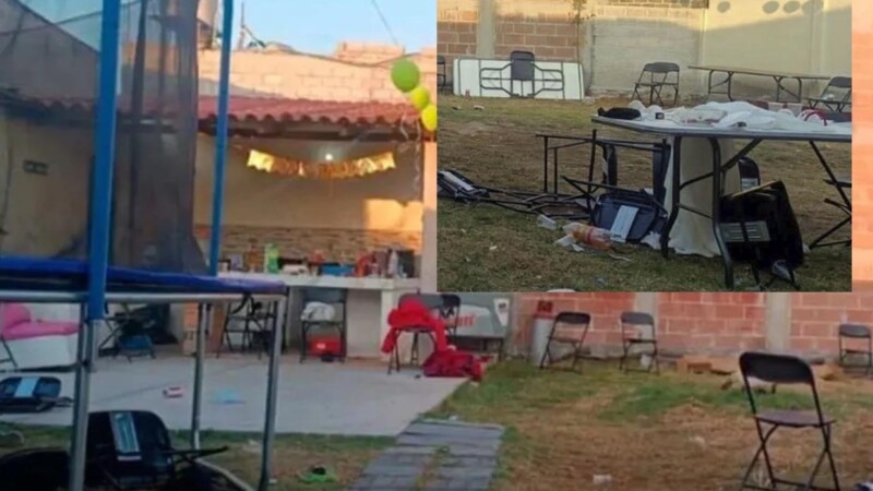 Mortal ataque en fiesta en Edomex deja 7 personas muertas