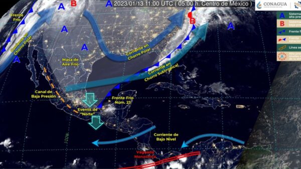 Pronóstico del clima para hoy viernes 13 de enero 2023 en Quintana Roo.