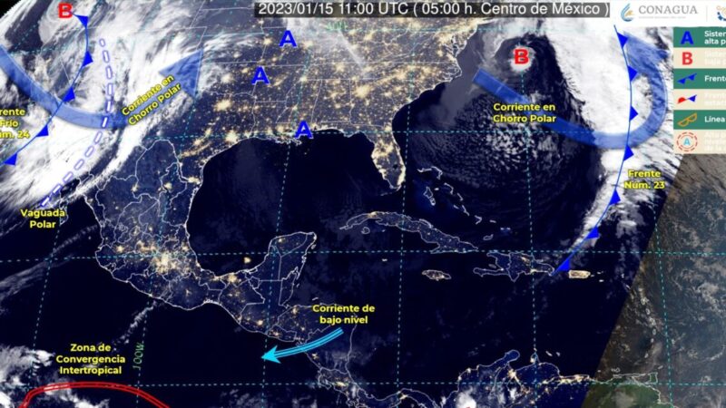 Pronóstico del clima para hoy domingo 15 de enero en Quintana Roo.