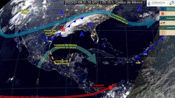 Pronóstico del clima para hoy domingo 8 de enero en Quintana Roo.