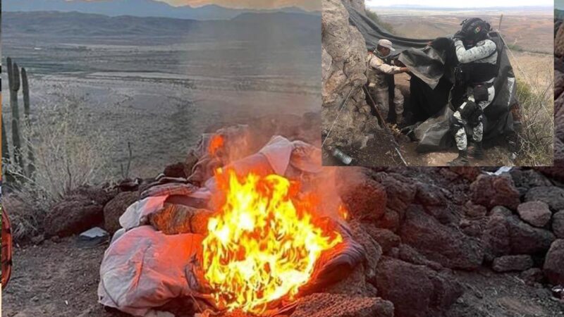 Destruye Sedena narcocampamento usado para atacar dron de EEUU