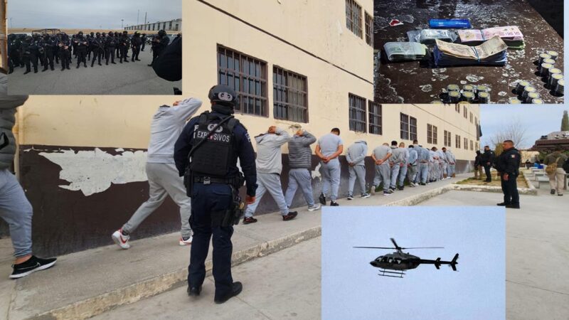 Realizan nuevo cateo a Cereso de Ciudad Juárez