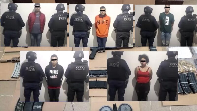 Desarticulan célula criminal en Guanajuato