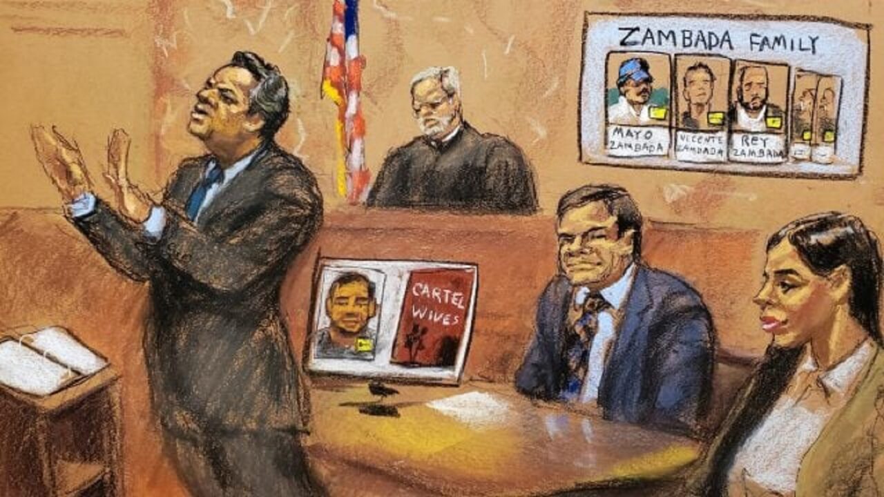 Juicio de Joaquín Guzmán Loera. 