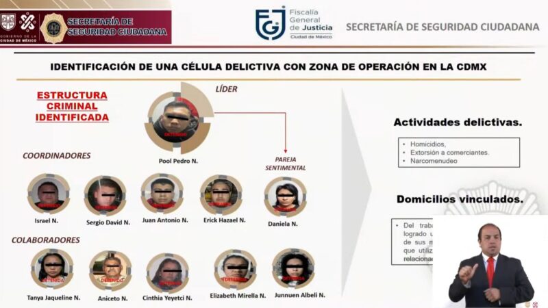 Ataque del narco contra Ciro Gómez Leyva, 11 detenidos