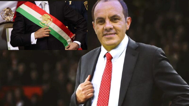 Cuauhtémoc Blanco quiere ser Presidente, pero se conforma con dirigir a la selección