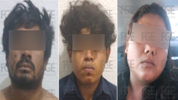 Detienen a implicados en privación ilegal y homicidio doloso en Cancún.