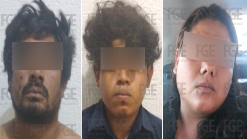 Detienen a implicados en privación ilegal y homicidio doloso en Cancún.