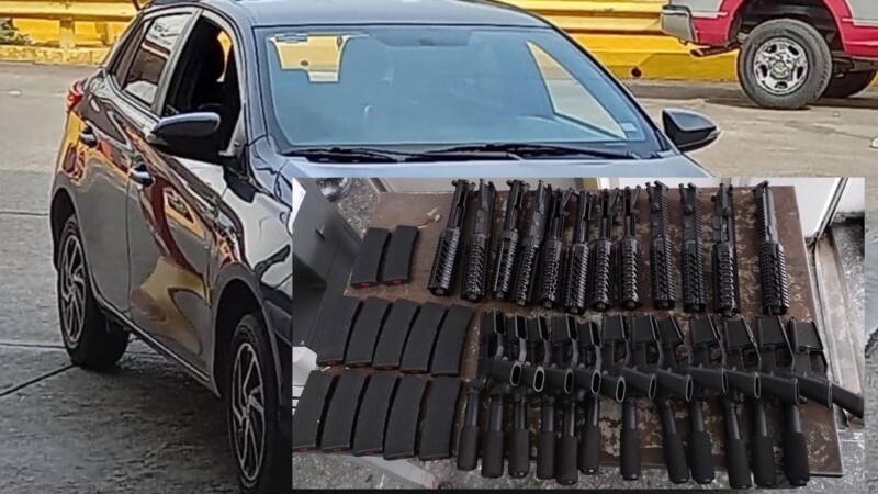 Decomisan arsenal de armas largas "nuevecitas" en Tamaulipas
