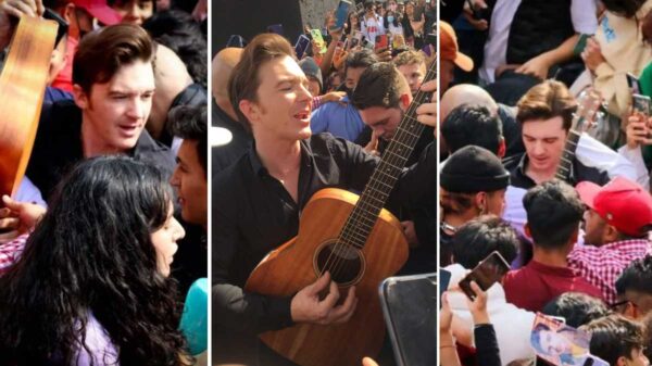Drake Bell llega a la CDMX y casi se desmaya en encuentro con sus fans