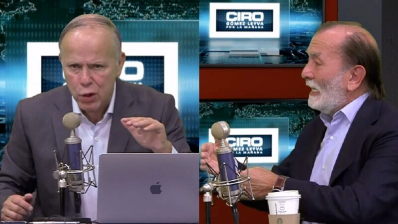 Ciro Gómez avala la guerra de Calderón, Epigmenio lo increpa