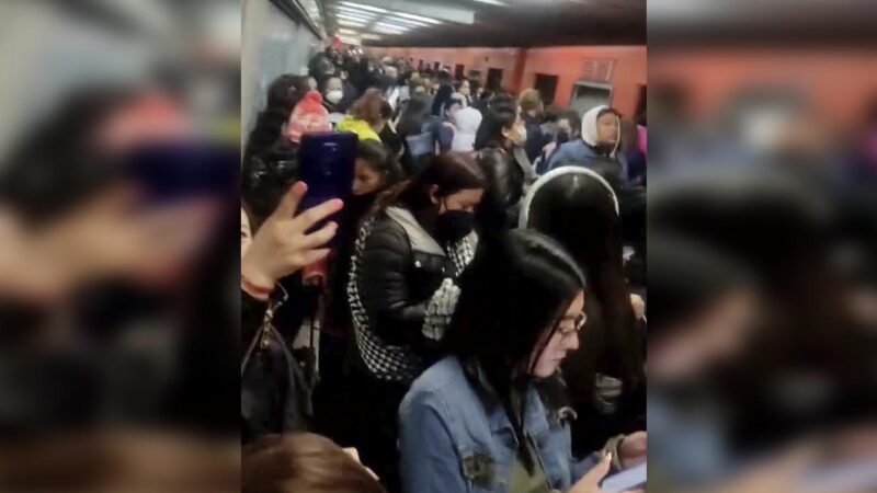 Reportan caos por nueva falla en Metro CDMX 