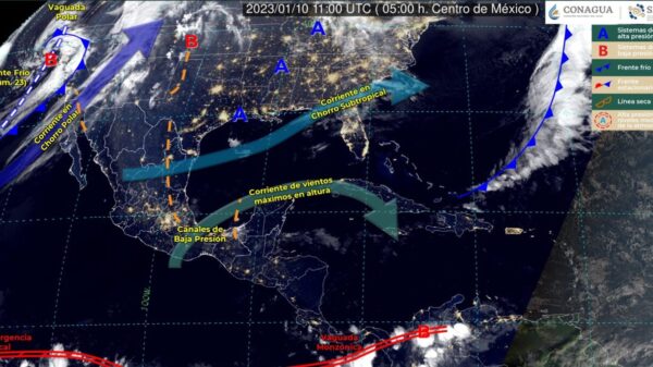 Pronóstico del clima para hoy martes 10 de enero en Quintana Roo.