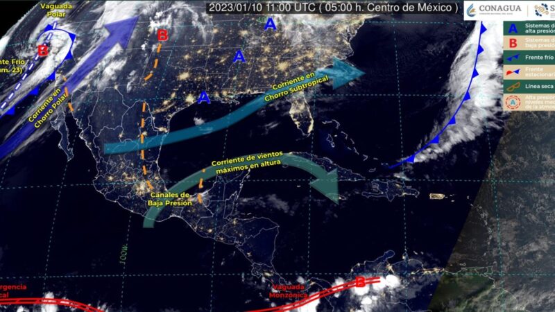 Pronóstico del clima para hoy martes 10 de enero en Quintana Roo.