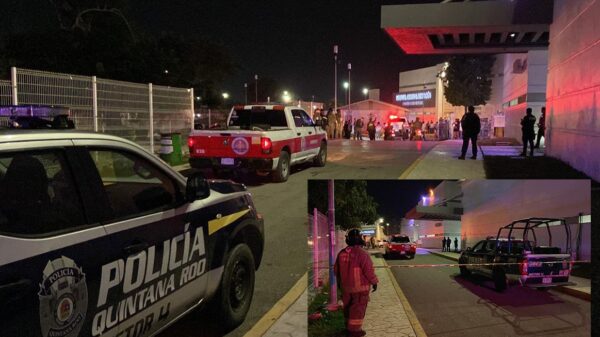 Conato de incendio en Hospital de Cancún moviliza a autoridades