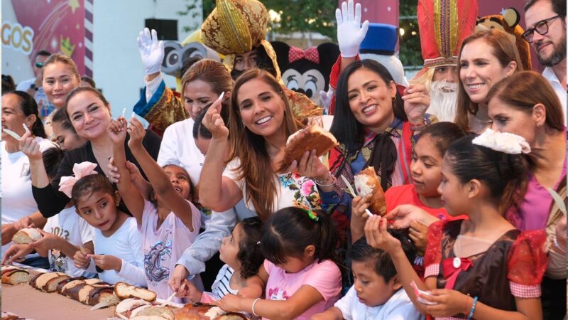 Celebra Mara Lezama Día de Reyes con miles de niñas y niños de Chetumal