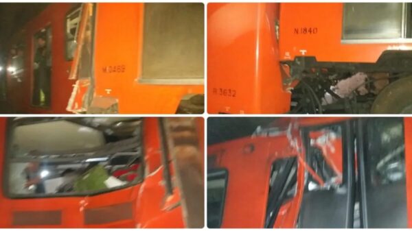Chocan vagones de El Metro en CdMx; reportan un muerto