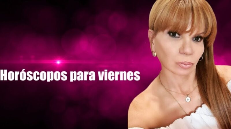 Mhoni Vidente trae el horóscopo este viernes