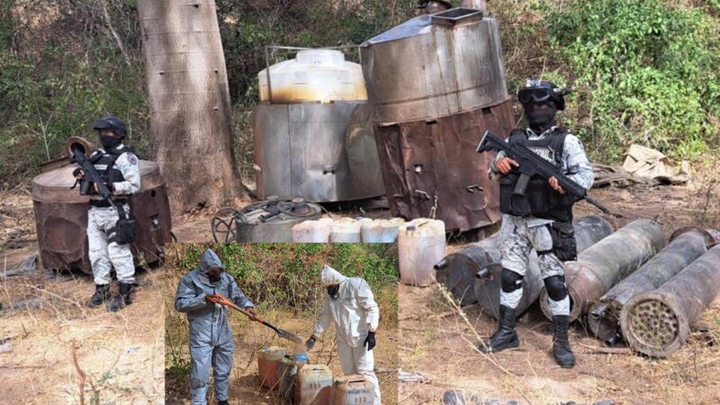 Desmantela Guardia Nacional dos narcolaboratorios en Durango