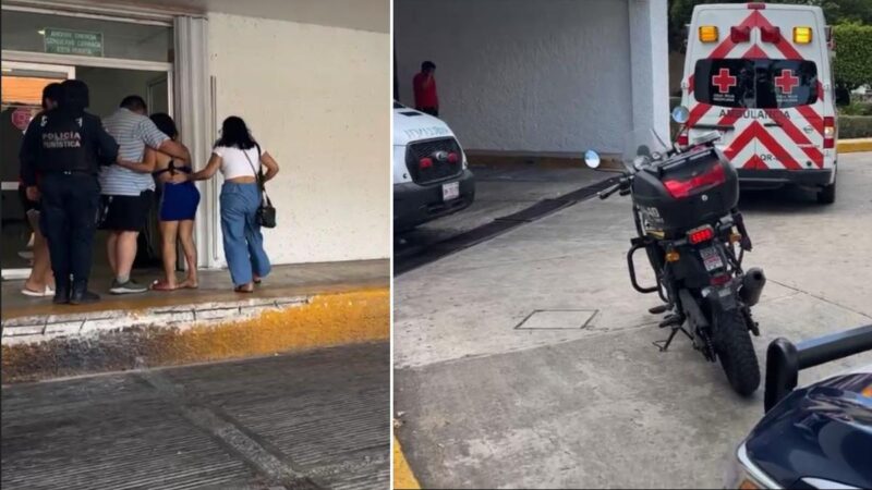 Atacan a balazos a una pareja en la Zona Hotelera de Cancún.