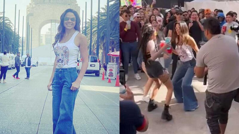 Paola Rojas es captada "perreando" en licuachelas de Tepito