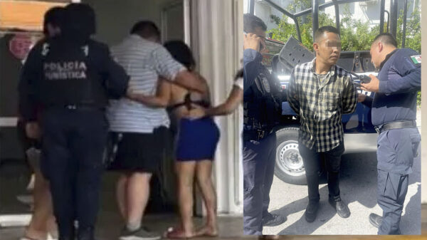Cae presunto agresor de pareja en zona hotelera de Cancún