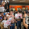 Protestan estudiantes contra presencia militar en el metro de CDMX